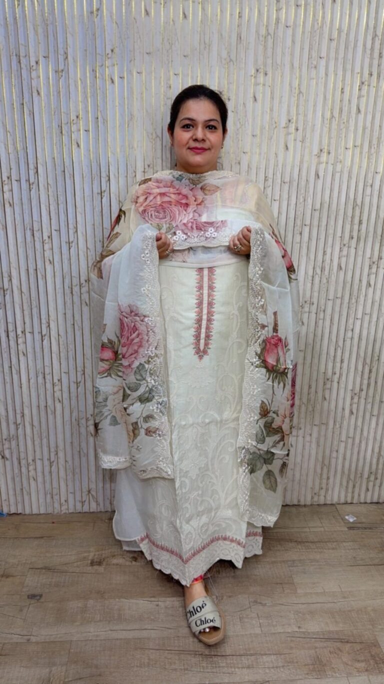 designer pure crush bandhej suit ccc090
