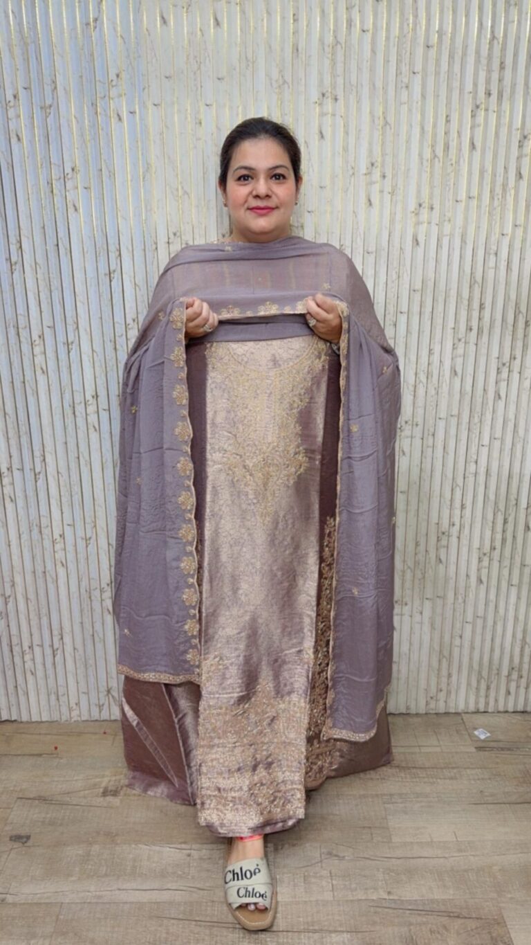 designer pure crush bandhej suit ccc090