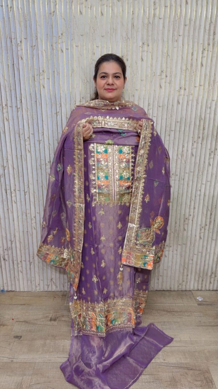 designer pure crush bandhej suit ccc090
