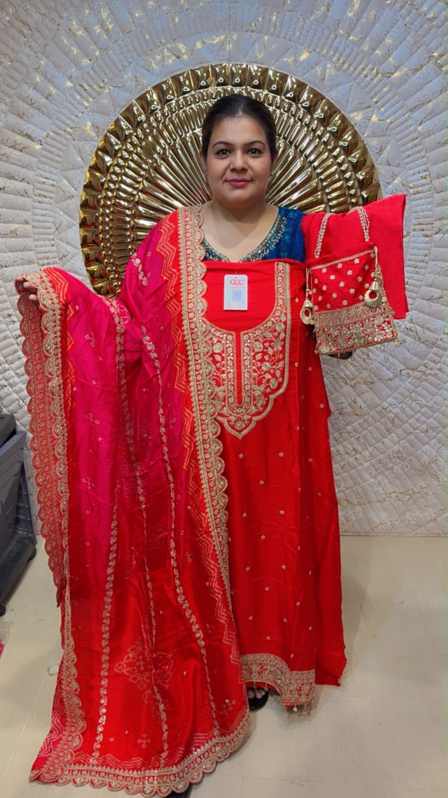 designer pure pashmina suit ccc119