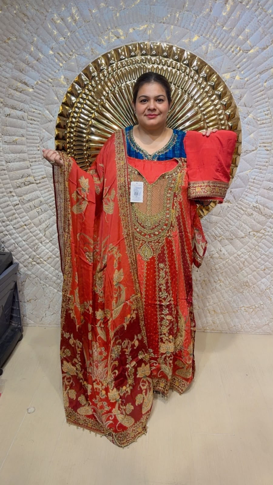 designer pure pashmina suit ccc046