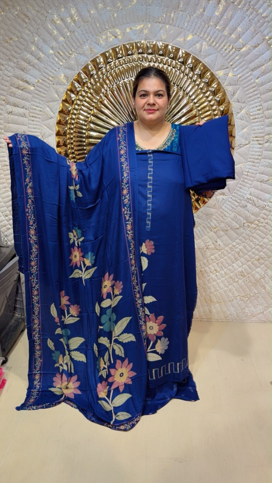 designer pure pashmina suit ccc119