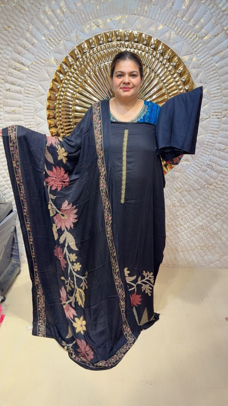 designer pure pashmina suit ccc119