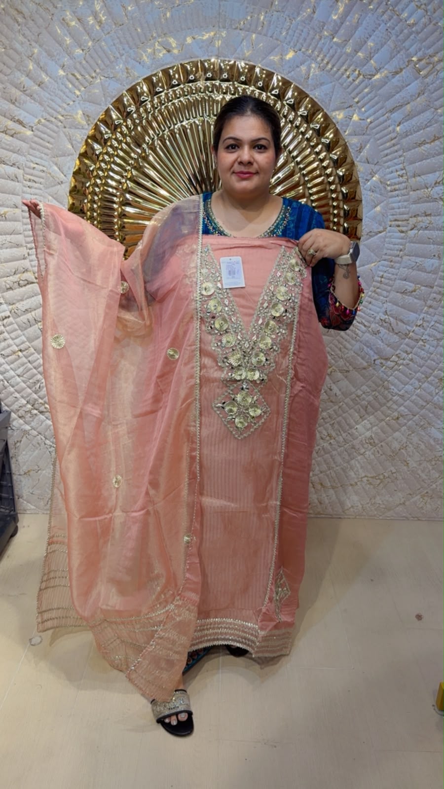 designer pure pashmina suit ccc119