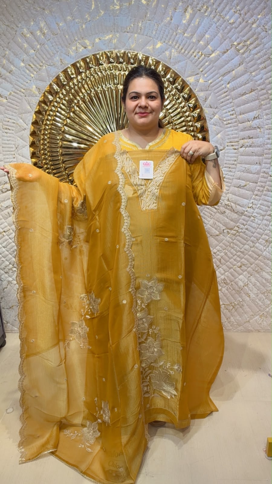 designer pure pashmina suit ccc128