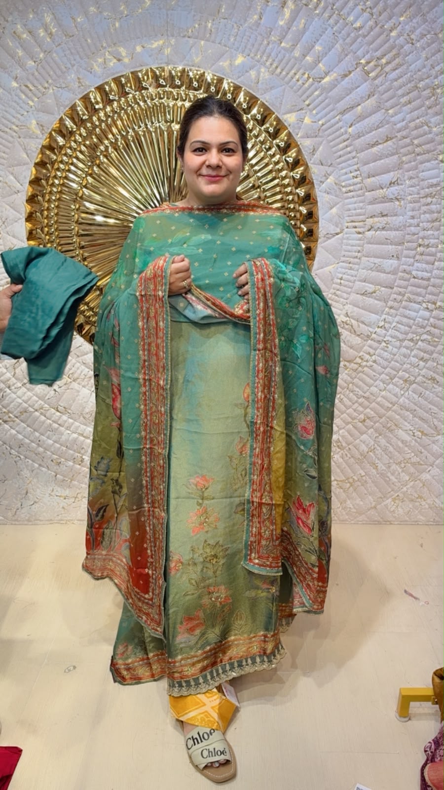 designer pure pashmina suit ccc