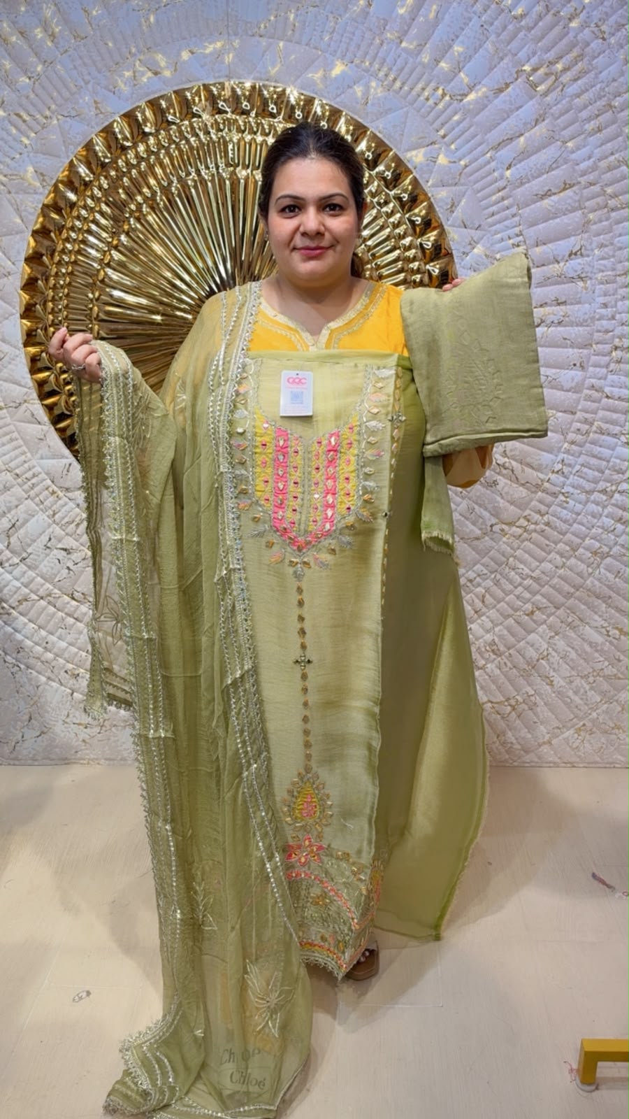 designer pure pashmina suit ccc