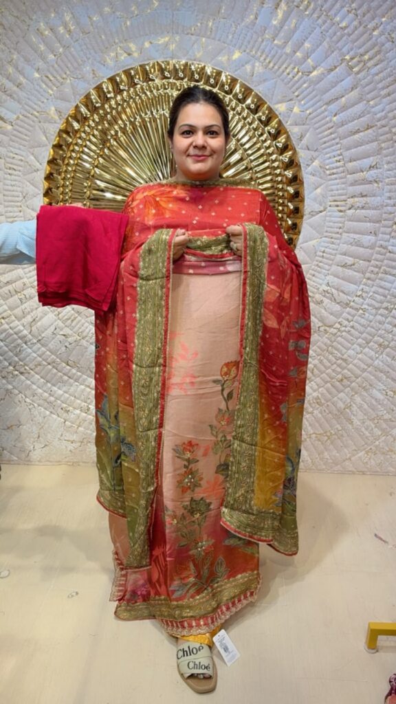 designer pure pashmina suit ccc128