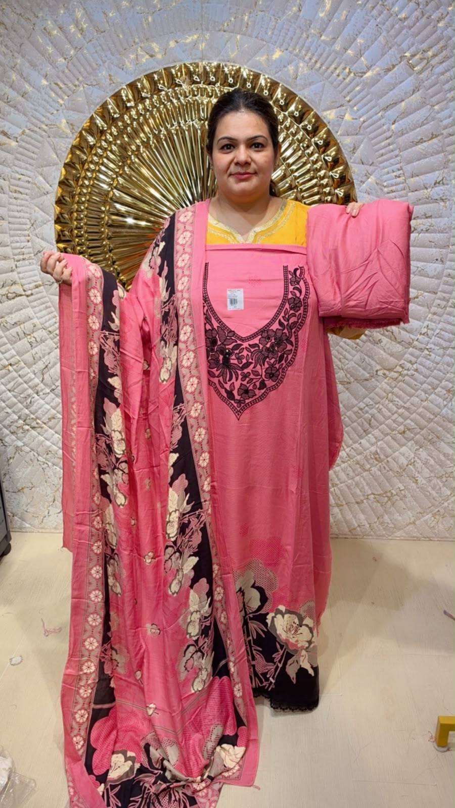 designer pure pashmina suit ccc128