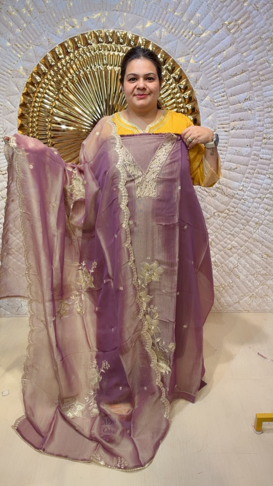 designer pure pashmina suit ccc128