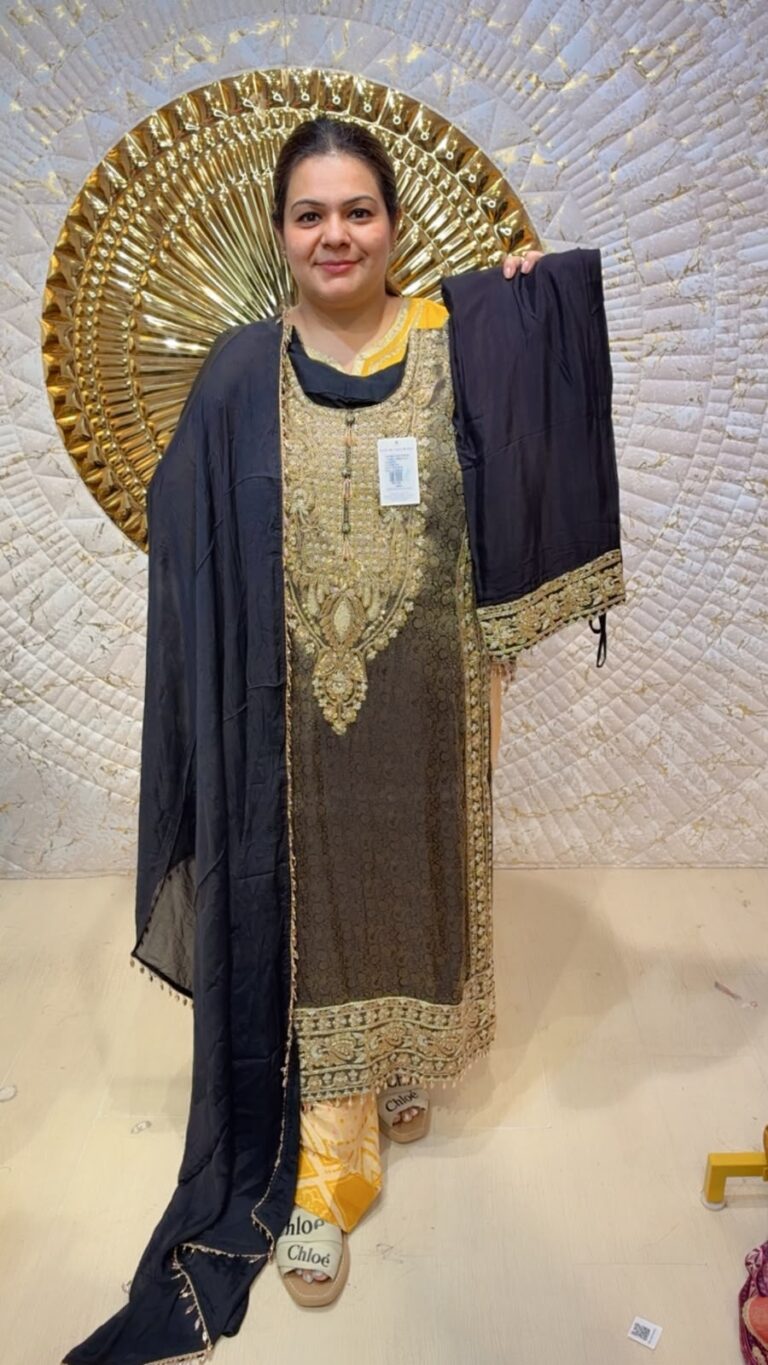 designer pure pashmina suit ccc128