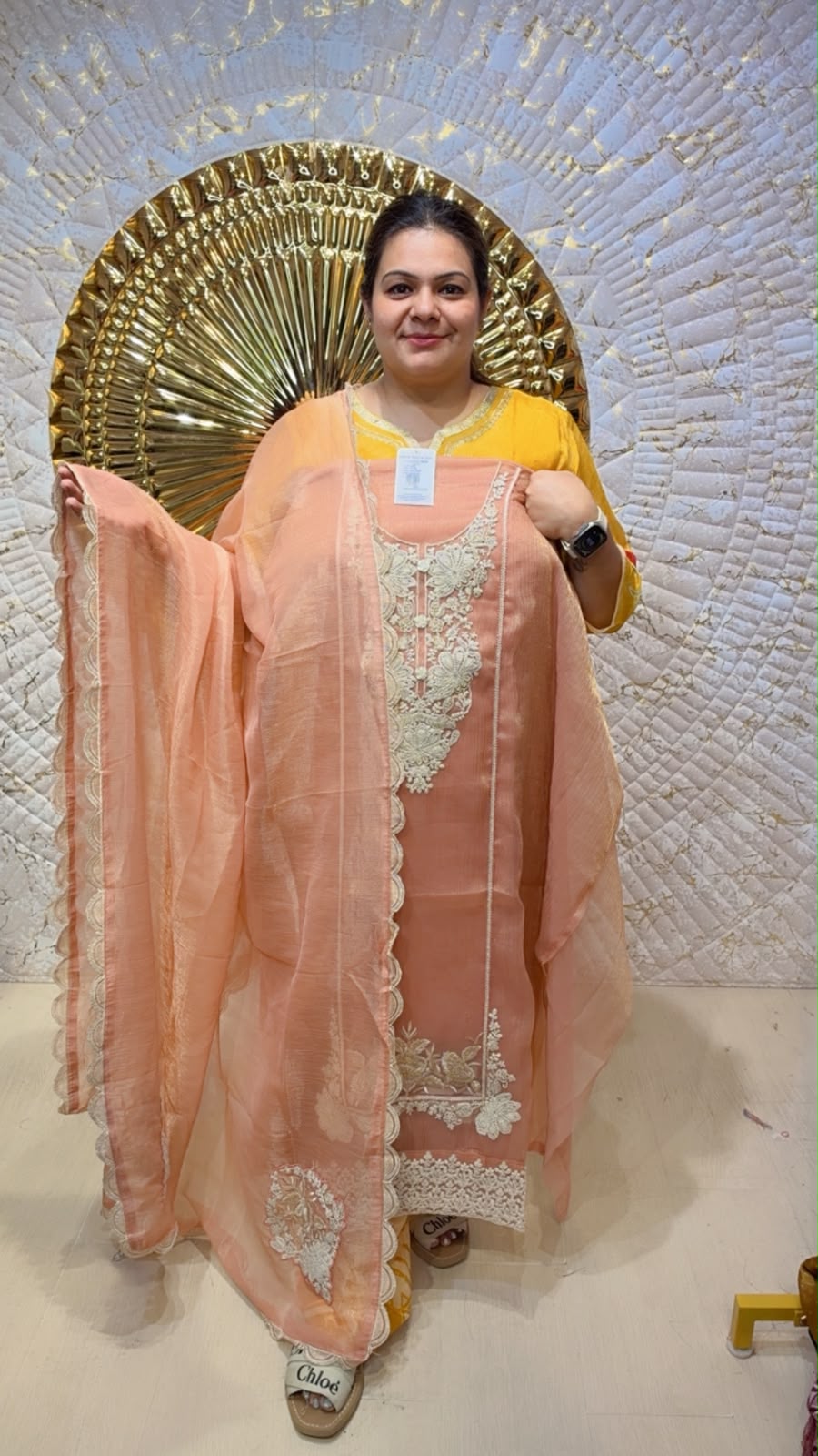 designer pure pashmina suit ccc128
