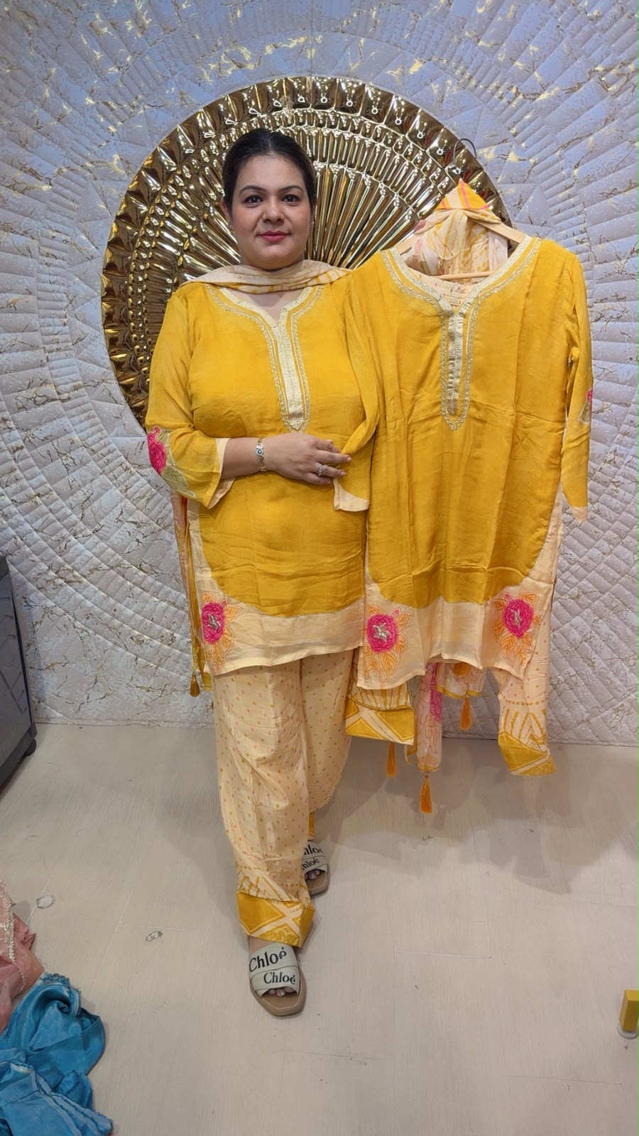 designer pure pashmina suit ccc128
