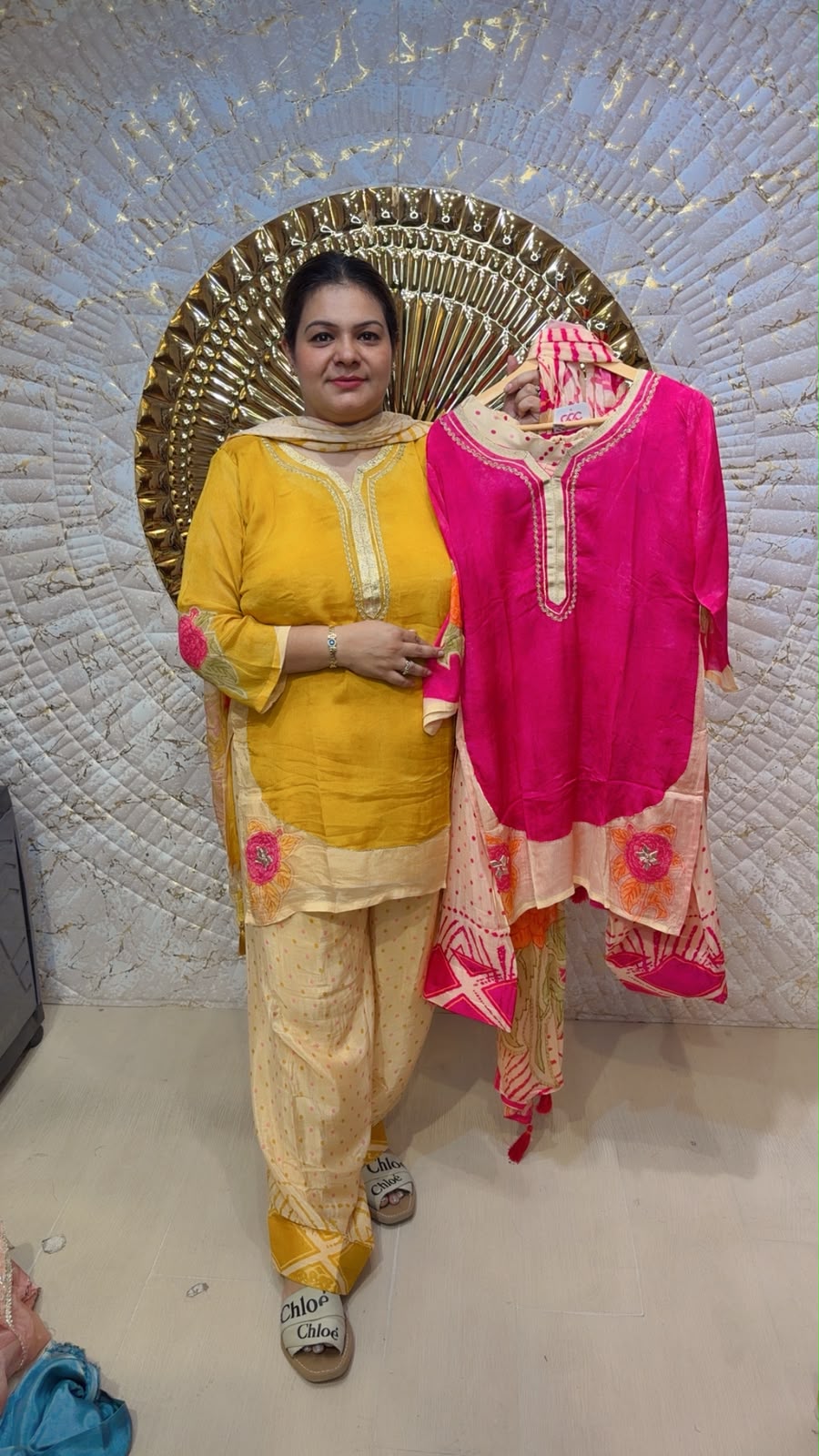designer pure pashmina suit ccc128