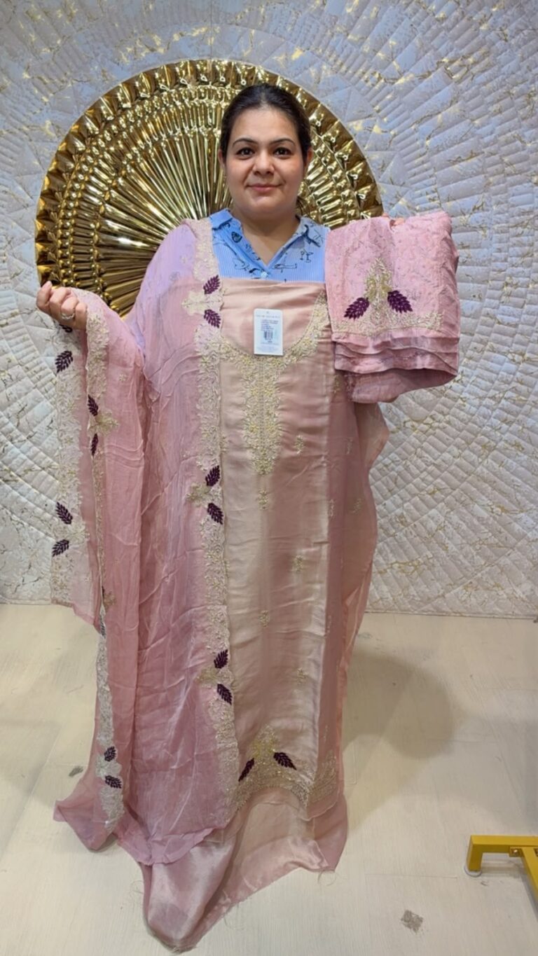 designer pure glass tissue crush suit ccc076