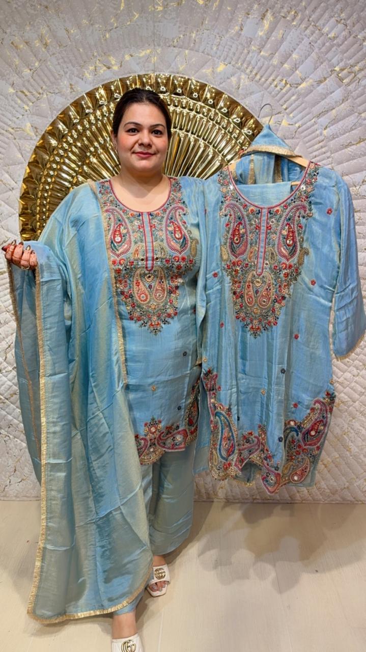 designer pure kanjiwarm stitched collection suit ccc091