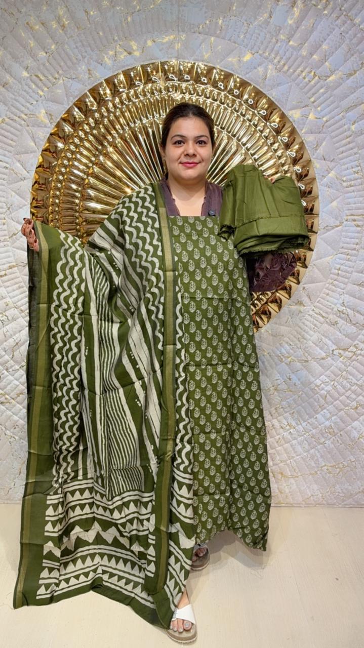 designer pure maheshwari silk suit ccc057