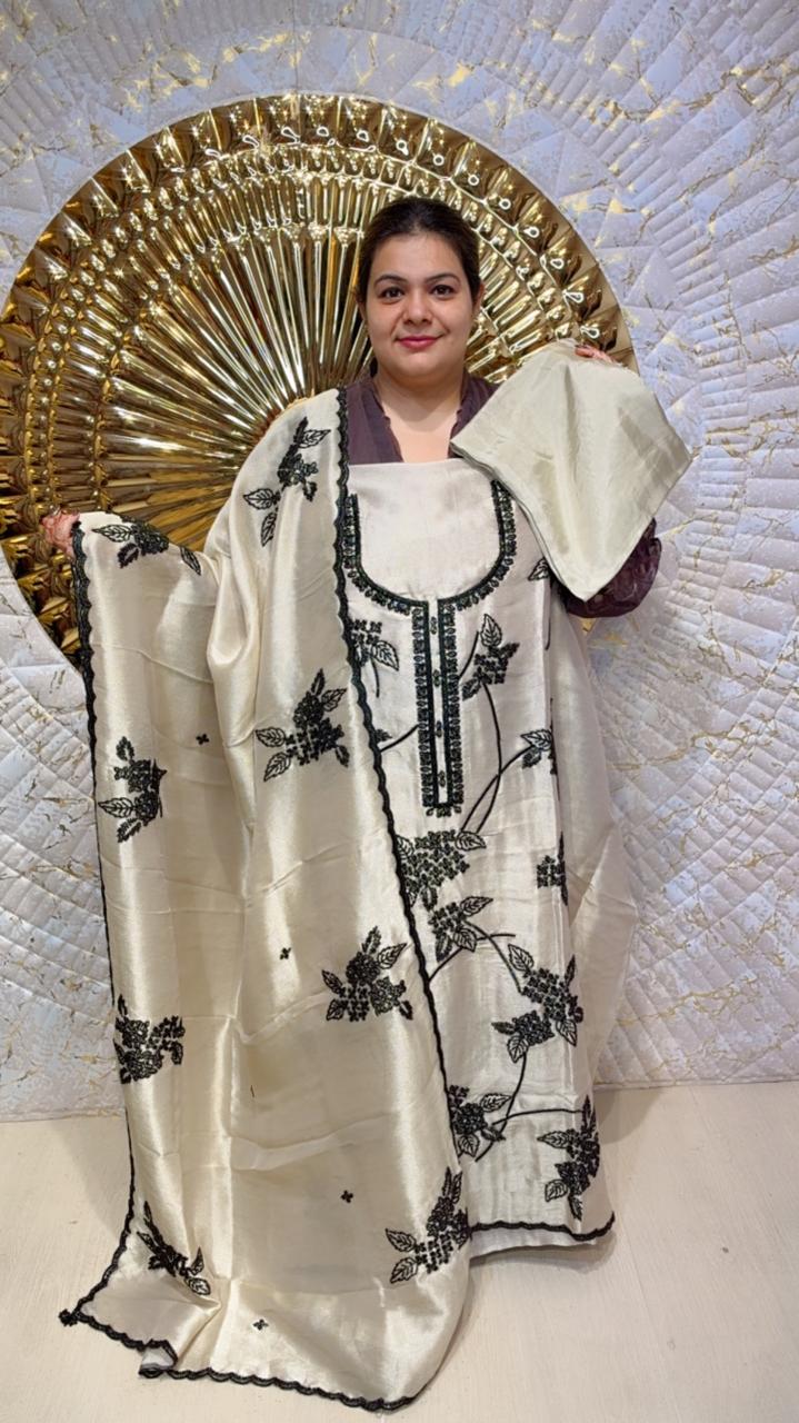 designer pure maheshwari silk suit ccc057